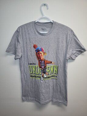 UndrCrwn 19950 Graphic T-Shirt Gray Men's Medium Streetwear